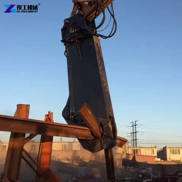 Excavator Shear Attachment